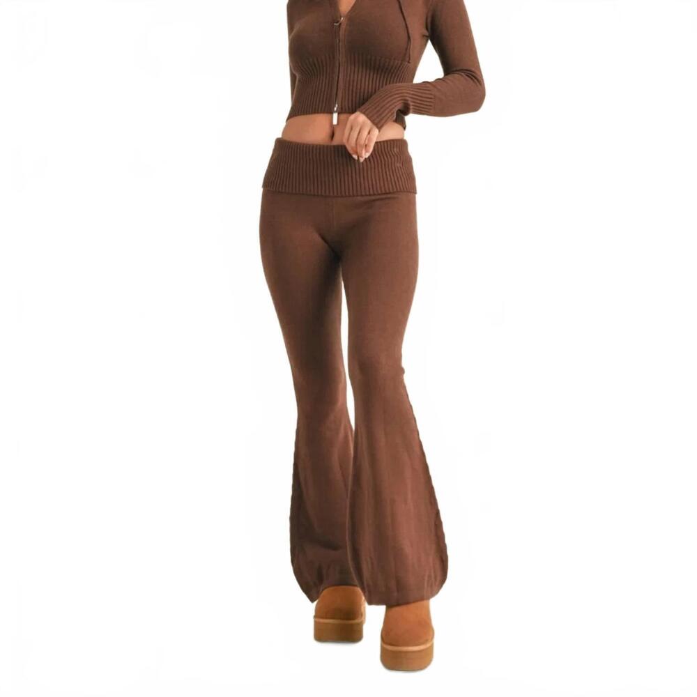 NEW KIMBERLY C nova yoga pants in chocolate